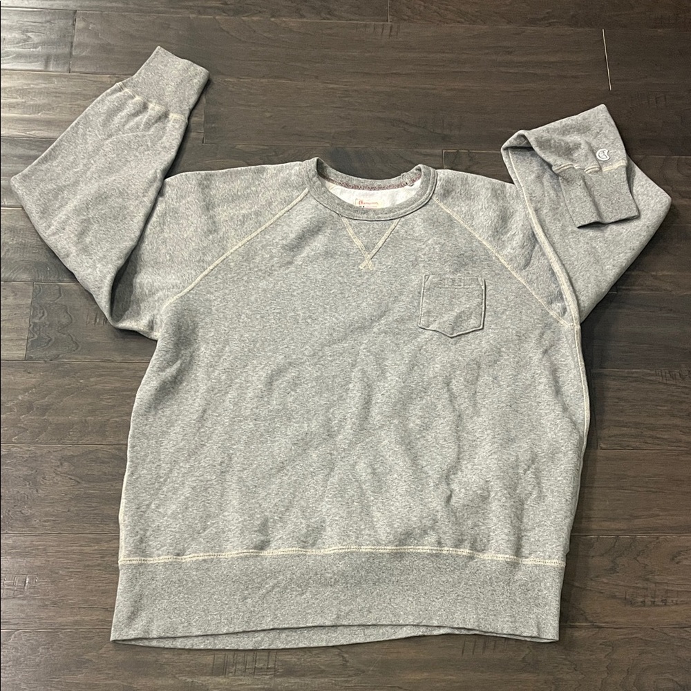 Todd Snyder X Champion Crew Neck Sweatshirt Made in Canada grey Mens Size XXL